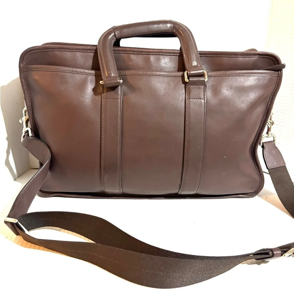 Coach vintage unisex Brown Leather Bag